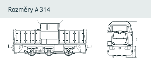 Dimensions locomotive A 314